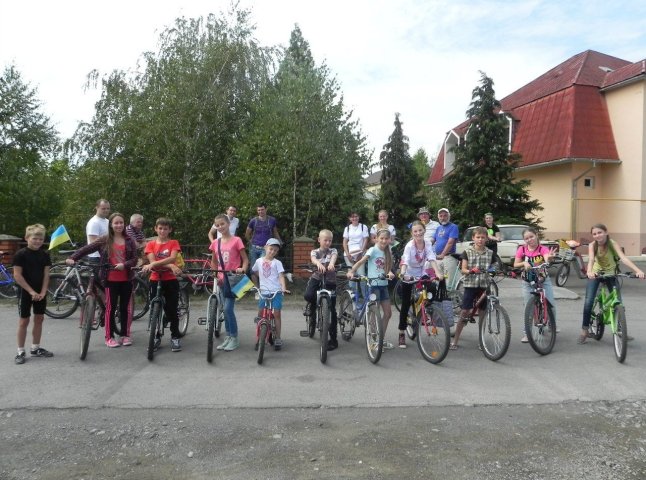 На Ужгородщині до Дня Незалежності відбувся святковий велопробіг