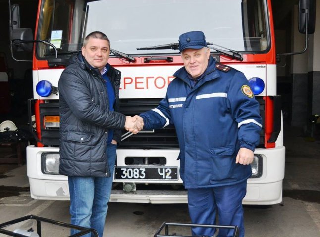 Рятувальники Берегівщини отримали від райдержадміністрації приємний подарунок