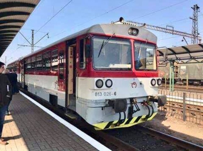 У Мукачево прибув потяг із Кошице