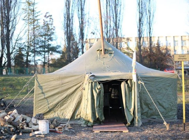 Ужгородський пункт обігріву вже прийняв 72 відвідувачів