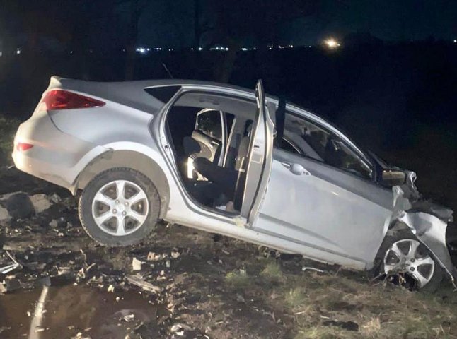 Поліція показала фото з місця аварії на Мукачівщині, в якій загинула жінка