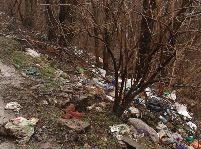 Після зими закарпатські гори жахають кількістю сміття