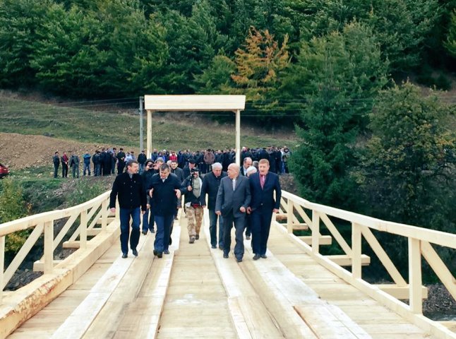 У Колочаві відкрили новий міст через Тереблю