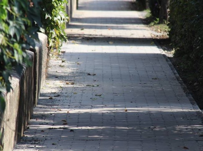 На вулицях Грушевського та Жупана у Мукачеві оновлюють тротуари