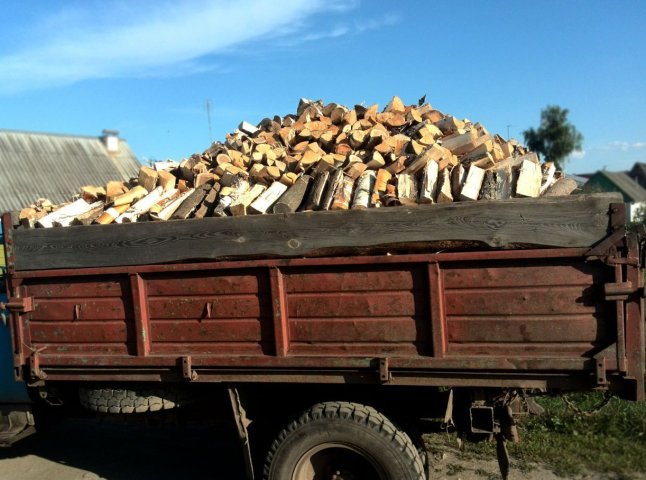 Поліцейські Великоберезнянщини зловили чотири вантажівки з дровами без документів