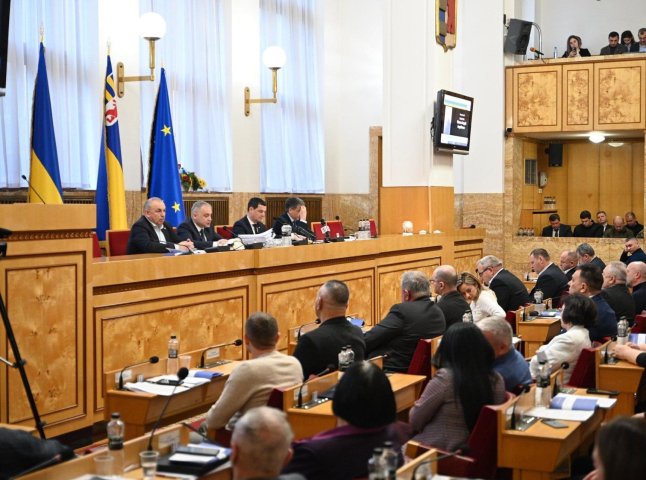 Облрада затвердила бюджет-2026 Закарпаття
