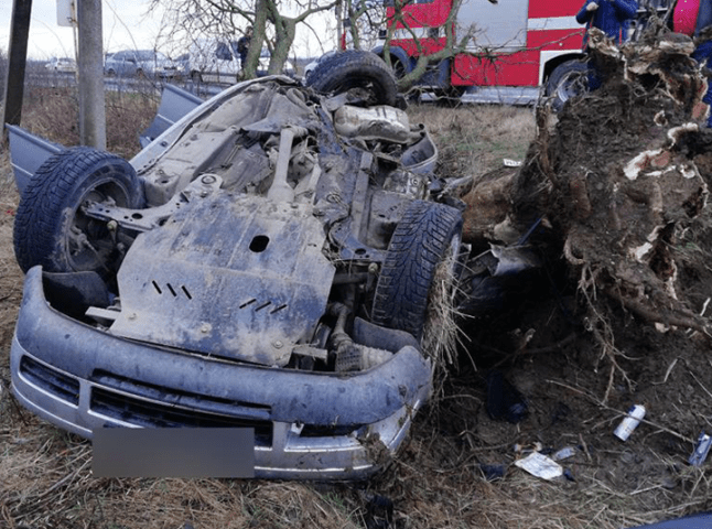 Трагічна аварія на трасі "Київ-Чоп": внаслідок зіткнення з деревом двоє осіб загинули