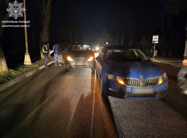 Нетверезий водій скоїв аварію в Ужгороді