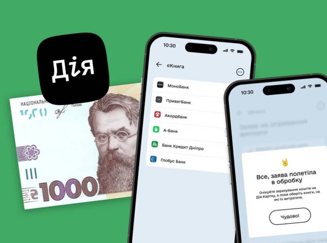 Допомога 1000 гривень через Дію