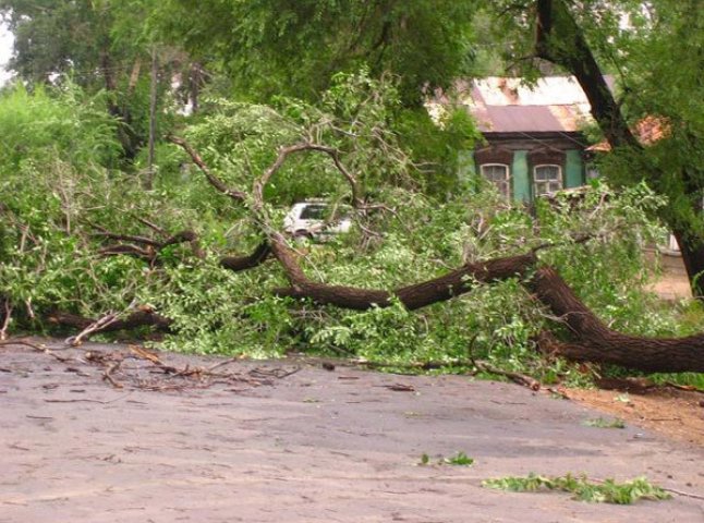 МНС-ники ліквідовують наслідки потужного буревію