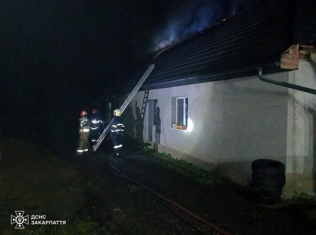 Власники помешкання прокинулися серед ночі: у Нижньому Солотвині горів будинок Власники помешкання прокинулися серед ночі: у Нижньому Солотвині горів будинок