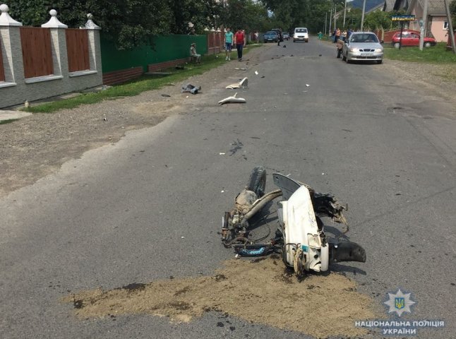 Смертельна ДТП на Тячівщині: загинув скутерист