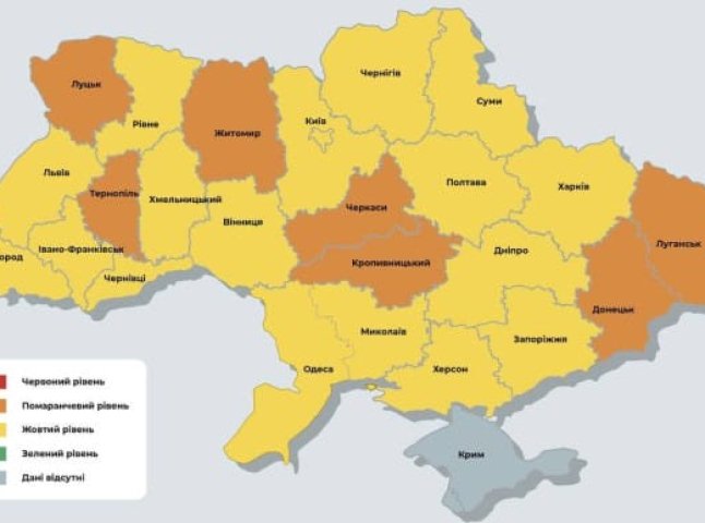 В Україні не залишилося жодної червоної зони, де лютує COVID