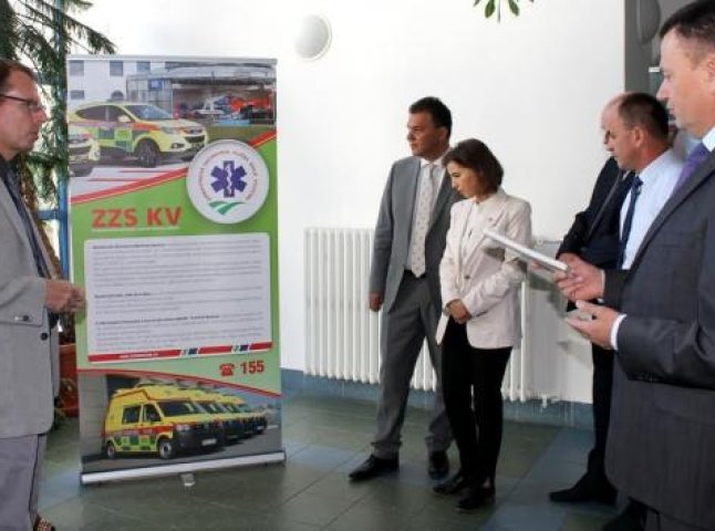 Закарпатська делегація вивчала роботу екстреної медичної служби у чеському місті Їглава