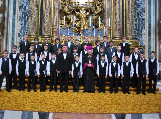 Українську культуру презентував Мукачівський хор хлопчиків та юнаків у Римі