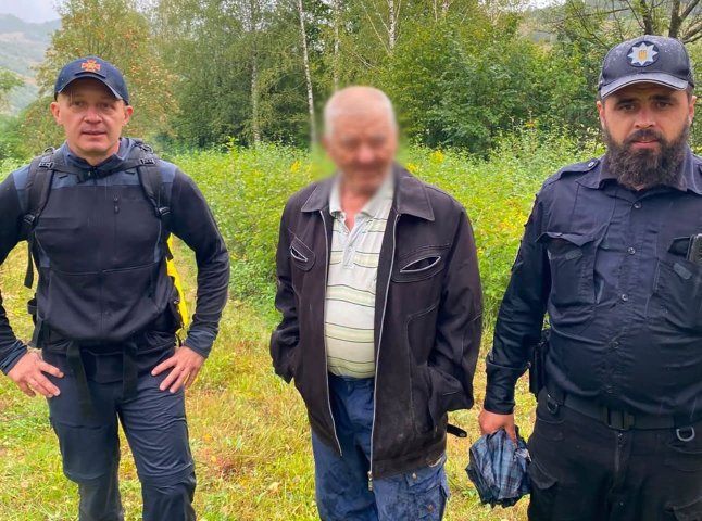 На сполох забив сусід: на Хустщині шукали грибника поважного віку