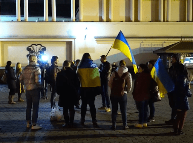 Ужгородці згадували атмосферу Євромайдану