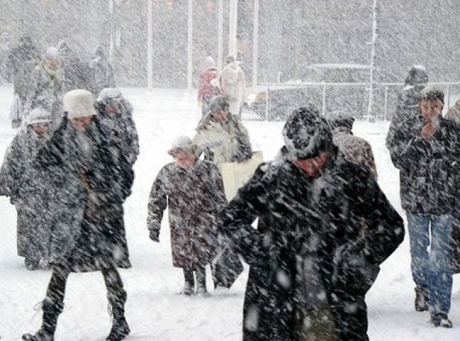 Прогнози закарпатських синоптиків на сьогодні: сильний сніг та хуртовини