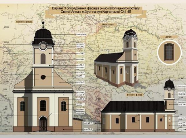 Хустський римо-католицький костел потребує негайної реставрації