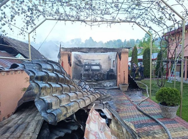 Рятувальники показали наслідки пожежі на Тячівщині