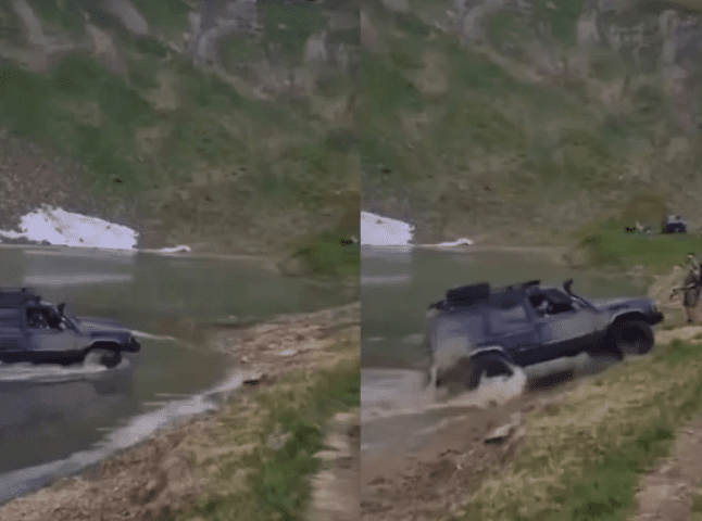 Заїзд на позашляховику у гірську водойму: на Закарпатті судитимуть джипера