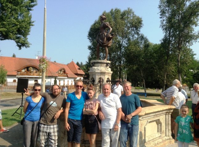 Закарпаття подарувало Угорщині фонтан (ФОТО)