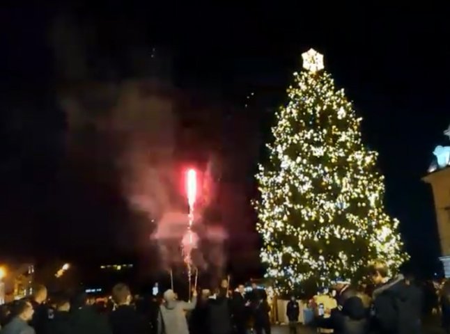 Як Ужгород зустрічав Новий рік: оприлюднено відео