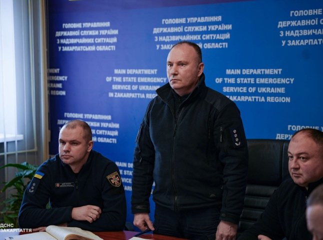 Закарпатські рятувальники отримали нового очільника