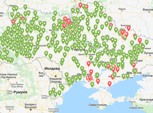 Де купити продукти: в Україні створили онлайн-карту супермаркетів, які працюють