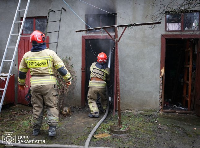 В обласному центрі вогнеборці гасили пожежу