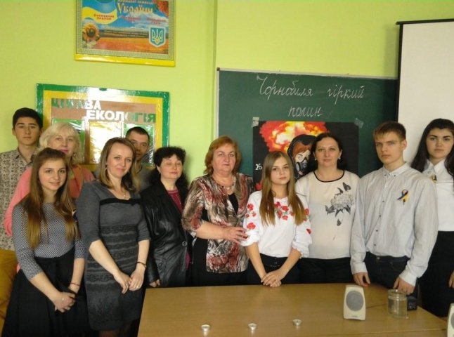 Ужгородські студенти вшанували пам’ять жертв аварії на Чорнобильській АЕС