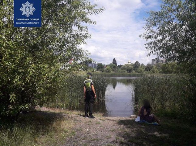 В Ужгороді поліцейські посилили патрулювання місцевості навколо озер