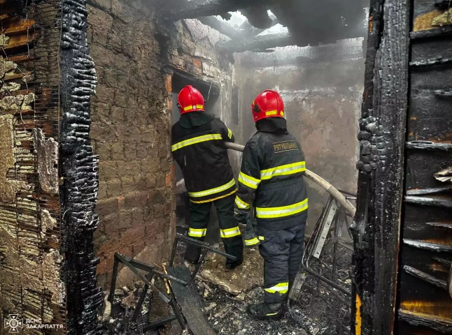 Пожежники Ужгорода врятували від знищення житловий будинок