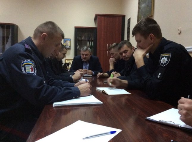 Першочергове завдання поліції – безпека міста, – головний поліцейський Мукачева