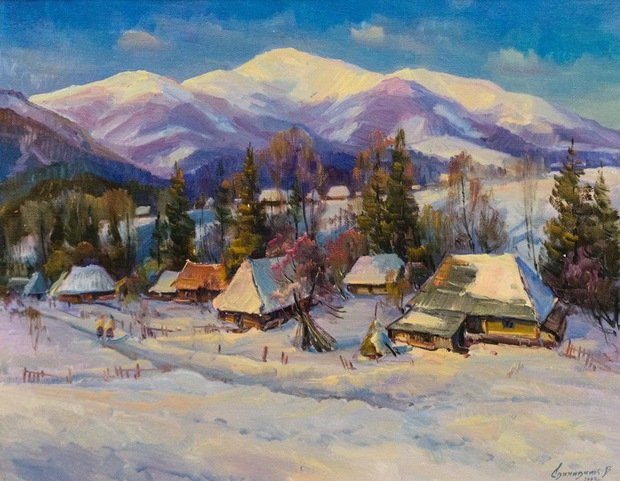 В Ужгороді відкрилась виставка народного художника України Василя Свалявчика "Рідний край" – 13