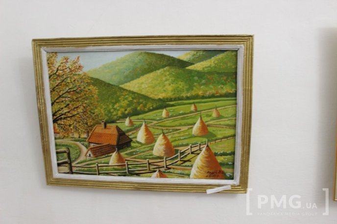 У замку "Паланок" відкрили виставку робіт художнього об’єднання "Райдуга" – 13