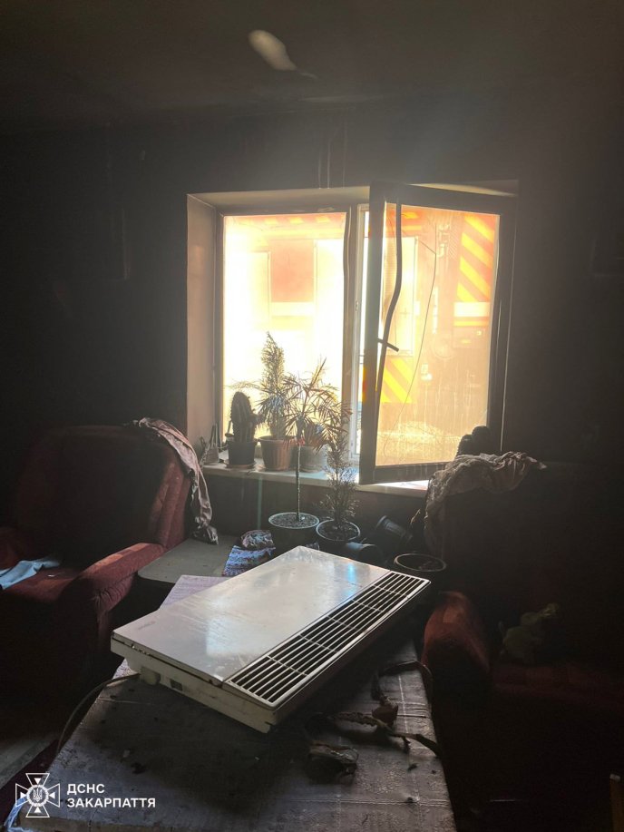 Пожежа у селі Сіль