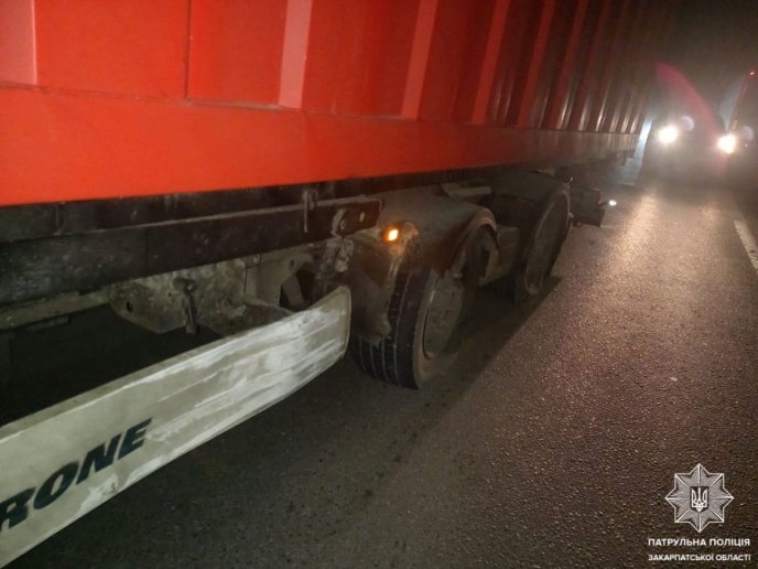 Водії не постраждали в ДТП / фото: Патрульна поліція Закарпаття