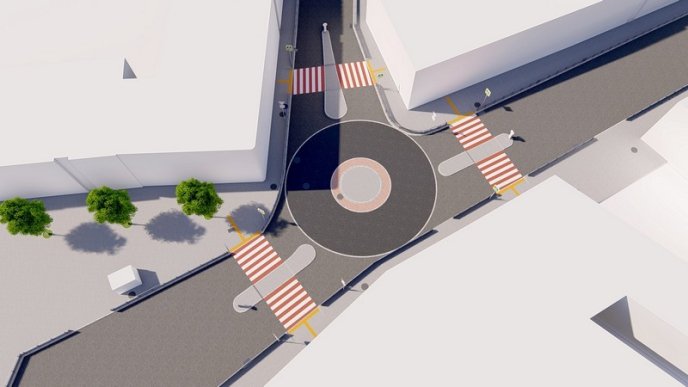 На одному з перехресть у центрі Мукачева збудують "кільце" – 05