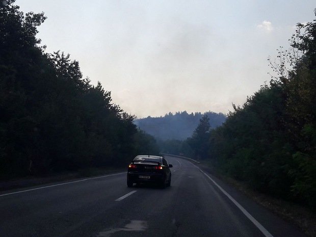 У Чинадієві неподалік траси пожежа – 03