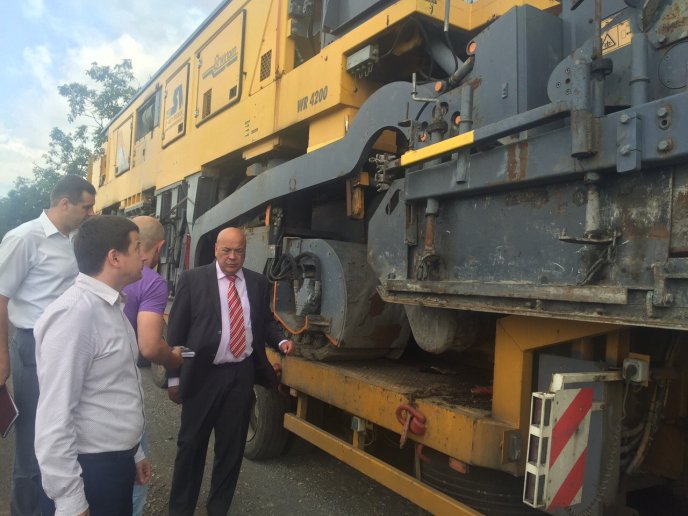 Москаль проінспектував ремонт дороги «Вилок – Дяково», що на Виноградівщині – 01
