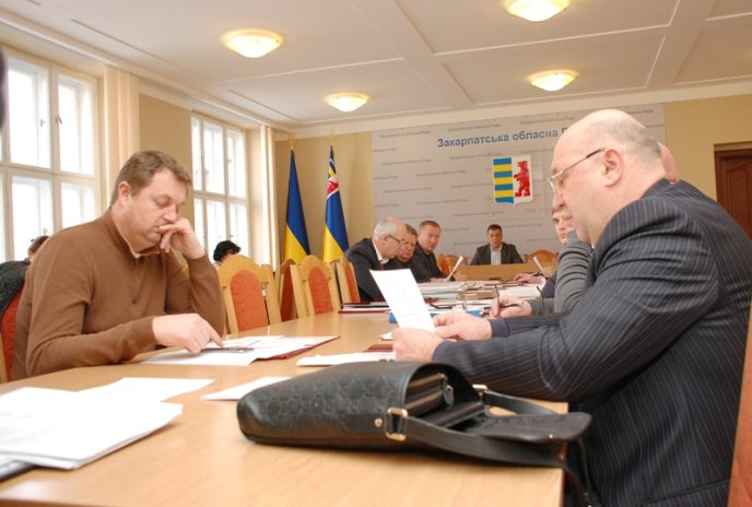 В Ужгороді відбулось чергове засідання Президії Закарпатської облради – 07
