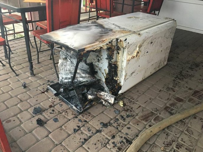 В Іршаві горіло кафе – 04 В Іршаві горіло кафе – 04