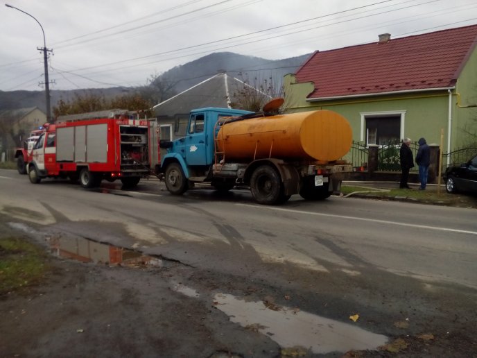 У Перечині горіла котельня житлового будинку – 01