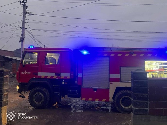 Рятувальники гасили пожежу