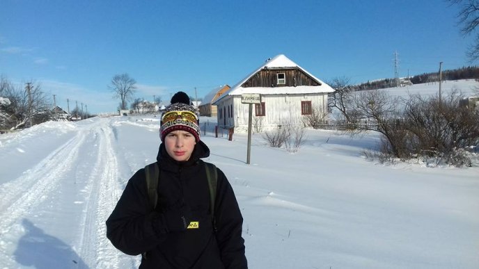 Мукачівець Андрій Закутний, який хворий на гемофілію, пішки та на лижах подолав Верецький та Тухольський перевали – 06 Мукачівець Андрій Закутний, який хворий на гемофілію, пішки та на лижах подолав Верецький та Тухольський перевали – 06