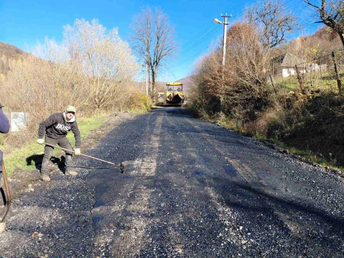 Ремонт дороги Жорнава — Стужиця