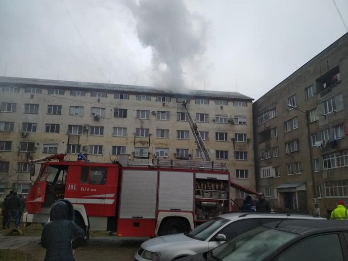 В Ужгороді горів гуртожиток – 05