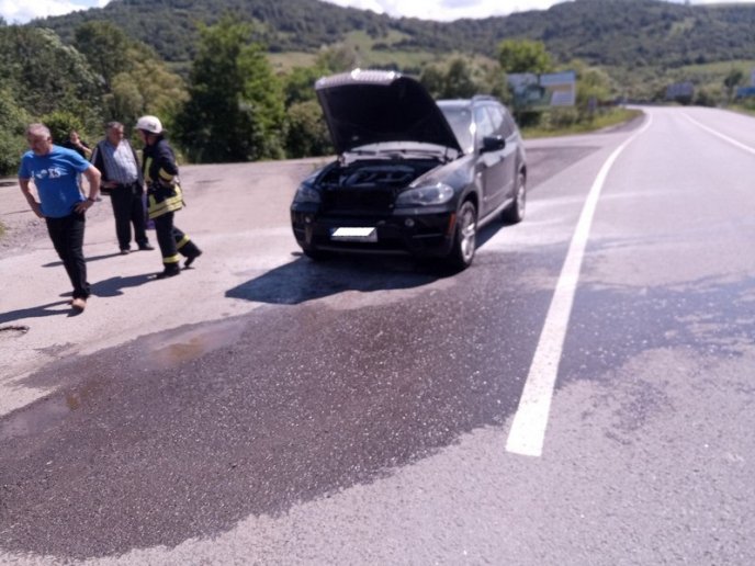 На трасі Київ-Чоп загорівся BMW Х5 – 02