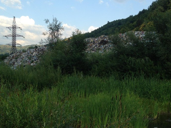 Мережу шокували фото великої кількості сміття неподалік центру Рахова – 09